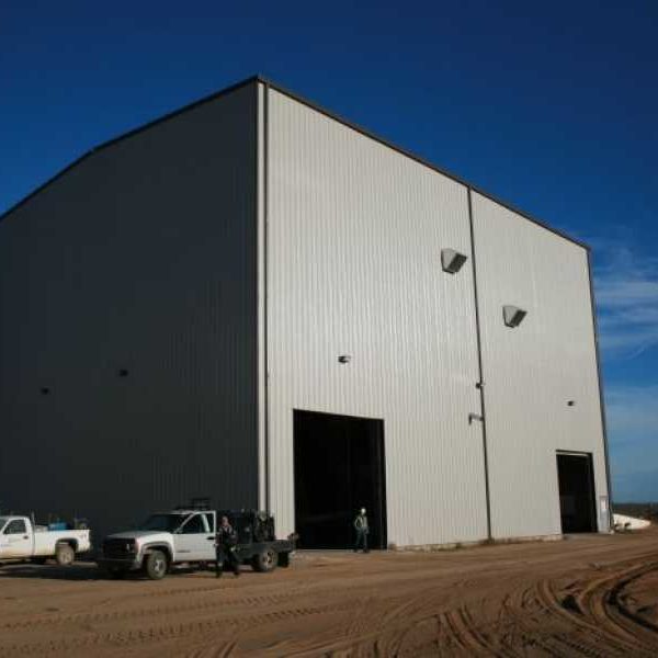 Prefabricated Steel Warehouse Building. 44x70 Industrial building located in Edmonton, Alberta.