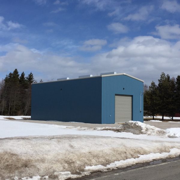 201355 _ 32x60 - Cold Storage - Blue - Lindell Smith - Newfoundland Canada