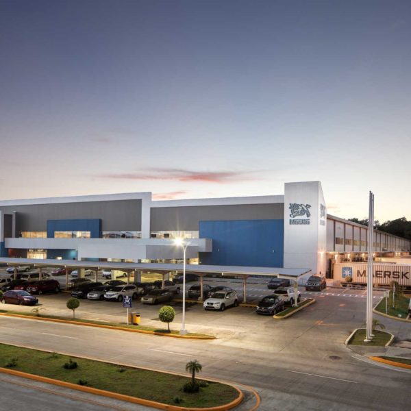 247x640 prefab commercial steel building distribution center, nestle, parque sur, panama