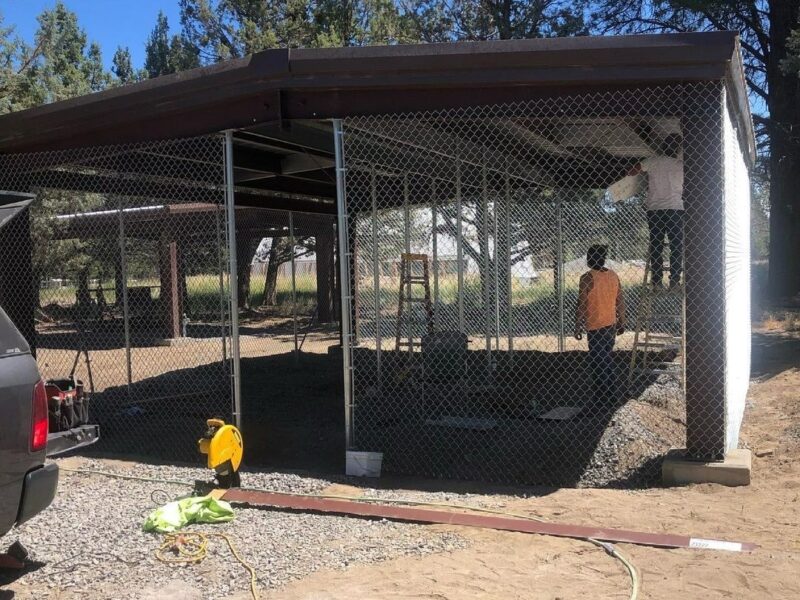 Wildlife Hospital, Animal Enclosure, Steel Building Canopy: 401264 ...